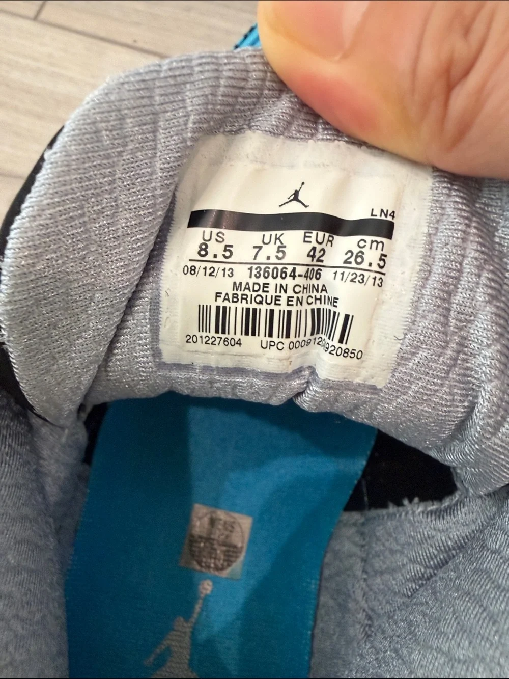 Jordan 3 Men’s Sneakers — Blue/Black